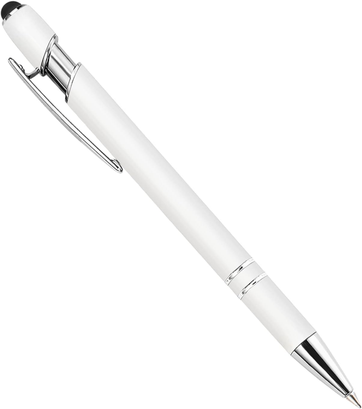 Max 500 Pcs Personalized Pens Bulk, Custom Pens with Free Engraving, Customized Stylus Tip Ballpoint Pen with Your Name Massage Text for School Office Business Graduation Anniversaries-150 Packs