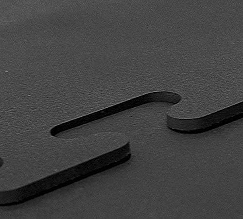 American Floor Mats - Heavy Duty Stall Tiles - Stable/Horse Tiles - Thick, Durable Rubber Flooring Solid Black 10' x 12' Set 3/8" Thick (30 Tiles Total)