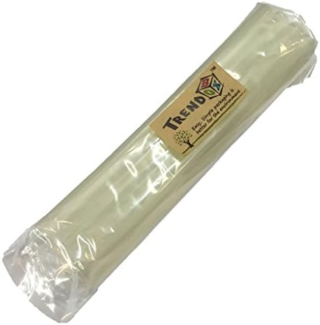 TrendBox Pack of 100 Clear 7mmx270mm - Hot Melt Glue Sticks Strips Melting Adhesive for Handmade Craft DIY Home Office Project Craftwork Fix & Repairs