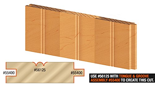 Amana Tool - 56127 Carbide Tipped Pt. Cutting Roundover 3/8 Radius x 3/4 Dia x 5/8 x 1/4