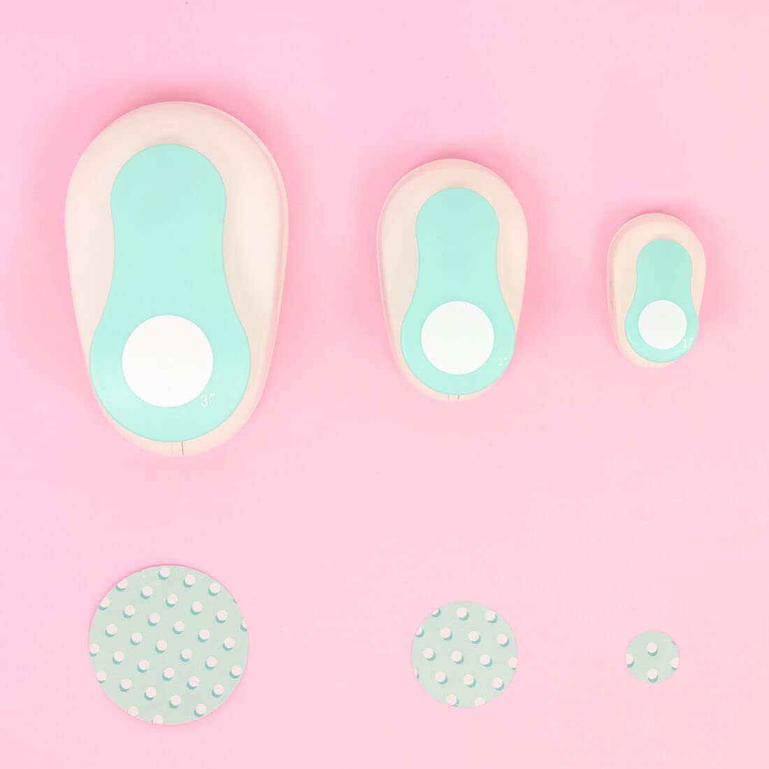 Craftelier - 1 Inch Circle Punch with Lever Press | Shape Hole Puncher for Paper Crafts | Round Hole Punch to Create Scrapbooks, DIY Cards & Journals | Mini Hole Punch for Paper & Cardstock.