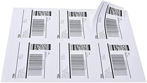 9527 Product 6 up 3-1/3 X 4 Sticker Labels Shipping Address Labels for Laser/Ink Jet Printer,500 Sheets,Total 3000 Labels