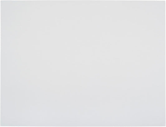 School Smart Railroad Poster Board Paper, 22 x 28 Inches, 4-Ply, White, Pack of 25