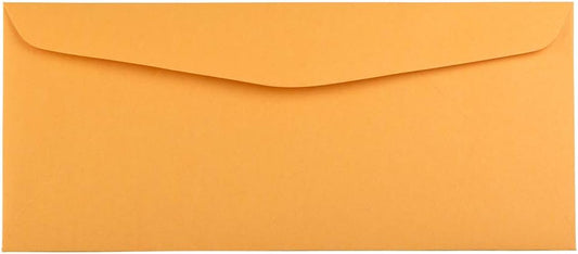 JAM PAPER #14 Envelopes - 5 x 11 1/2 - Brown Kraft Manila - Bulk 250/Box