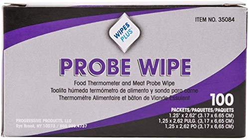 Thermometer Sanitizing Wipes - Probe Wipe Sachet - 100 Wipes