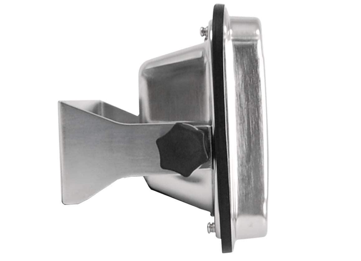 VisionTechShop TBWS-100 Washdown Stainless Steel Bench Scale, Lb/Kg/Oz Switchable, 100lb Capacity, 0.02lb Readability, NTEP Legal for Trade