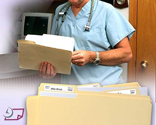 NextDayLabels - Laser/Ink Jet White Labels (2/3" x 3-7/16" - 30 Per Page | 750 Labels)