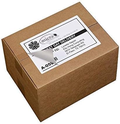 Shipping Label with Rounded Corner, 8.5 x 5.5 Inches Half Sheet Self Adhesive Shipping Address Labels for Laser and Inkjet Printer, 500