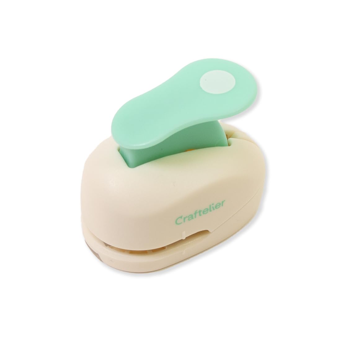 Craftelier - 3/8 Inch Circle Punch with Lever Press | Shape Hole Puncher for Paper Crafts | Round Hole Punch to Create Scrapbooks, DIY Cards & Journals | Mini Hole Punch for Paper & Cardstock.