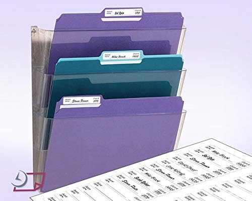 NextDayLabels - 3-7/16" x 2/3" Rectangular Sticker Labels for Printer - White Laser/Inkjet Printer Labels Return Address Labels Shipping Label Stickers (100 Sheets, 30 Per Sheet, 3000 Labels)