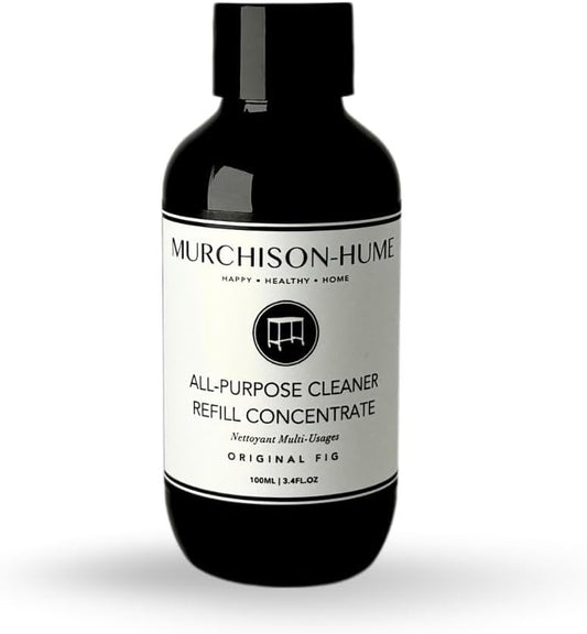 Murchison-Hume All-Purpose Cleaner – Natural, Non-Toxic, Safe on All Surfaces – Plant-Based Multi-Surface Cleaner for Kitchen, Bathroom & Home – Refill, makes 2 17 oz bottles, Original Fig