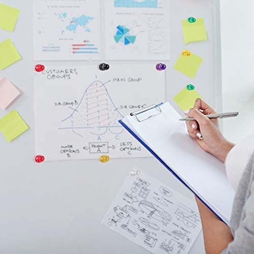 Ant Mag Magnetic Push Pins Strong Push Pin Magnets for Fridge Whiteboards Calendars Maps in School & Office Pack of 18 Purple