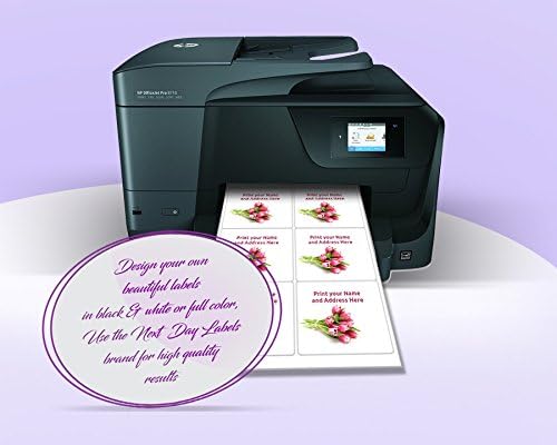 NextDayLabels – 4" x 3-1/3" Rectangular Sticker Labels for Printer - White Laser/Inkjet Printer Labels Return Address Labels Shipping Label Stickers (50 Sheets, 6 Per Sheet, 300 Labels)