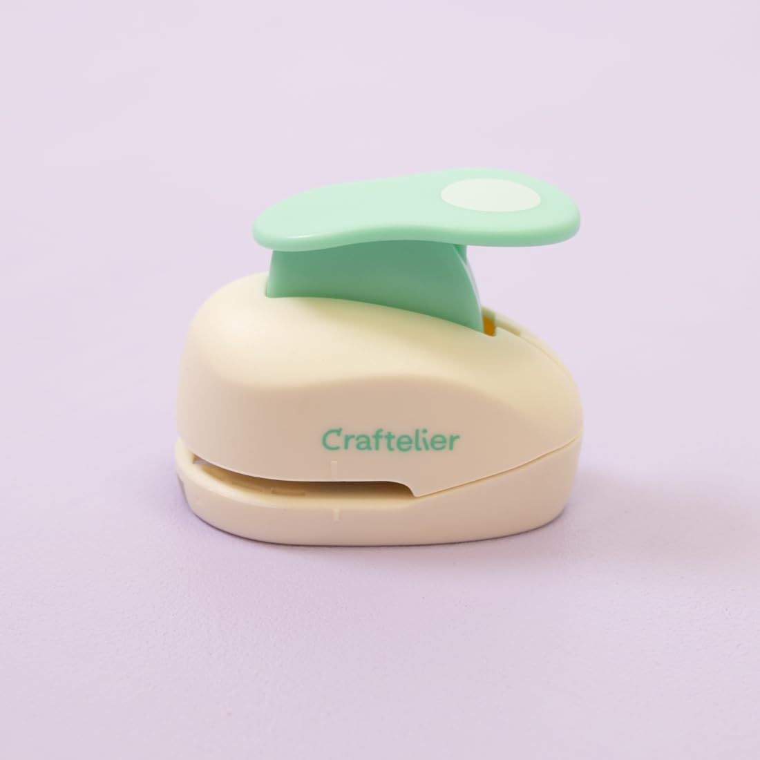 Craftelier - 5/8 Inch Circle Punch with Lever Press | Shape Hole Puncher for Paper Crafts | Round Hole Punch to Create Scrapbooks, DIY Cards & Journals | Mini Hole Punch for Paper & Cardstock.