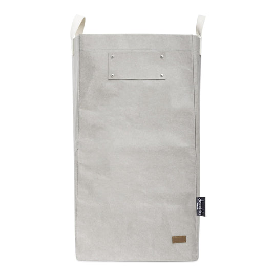 Deeablo New York - Sustainable Reusable Indoor Recycling Bin for Kitchen, Multipurpose Recycle Bin, Large Recycling Bins for Home, Washable Paper Bag for Recycling (Grey)