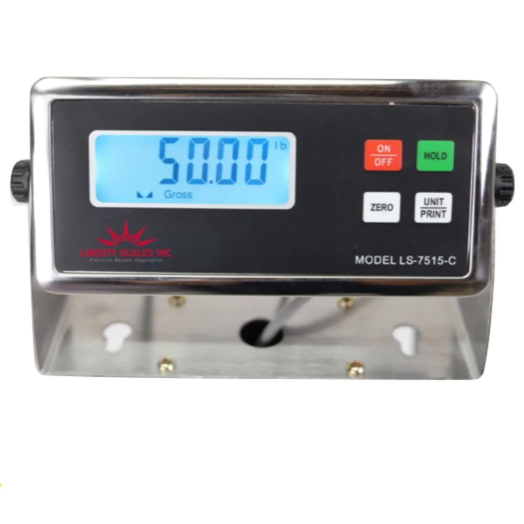 Liberty LS-700-4X6 Heavy Duty General Purpose Floor Scale | 48" x 72" | Capacity of 5000 lbs x 1 lb + Blue