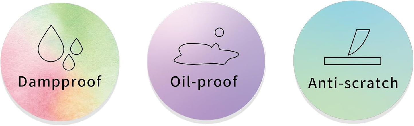 1.5 Inch Purple Round Thermal Sticker Labels, Self-Adhesive Circle Direct Thermal, Multi-Purpose Roll for DIY Logo Design With Perforation Line (500 Labels, 1 Roll)