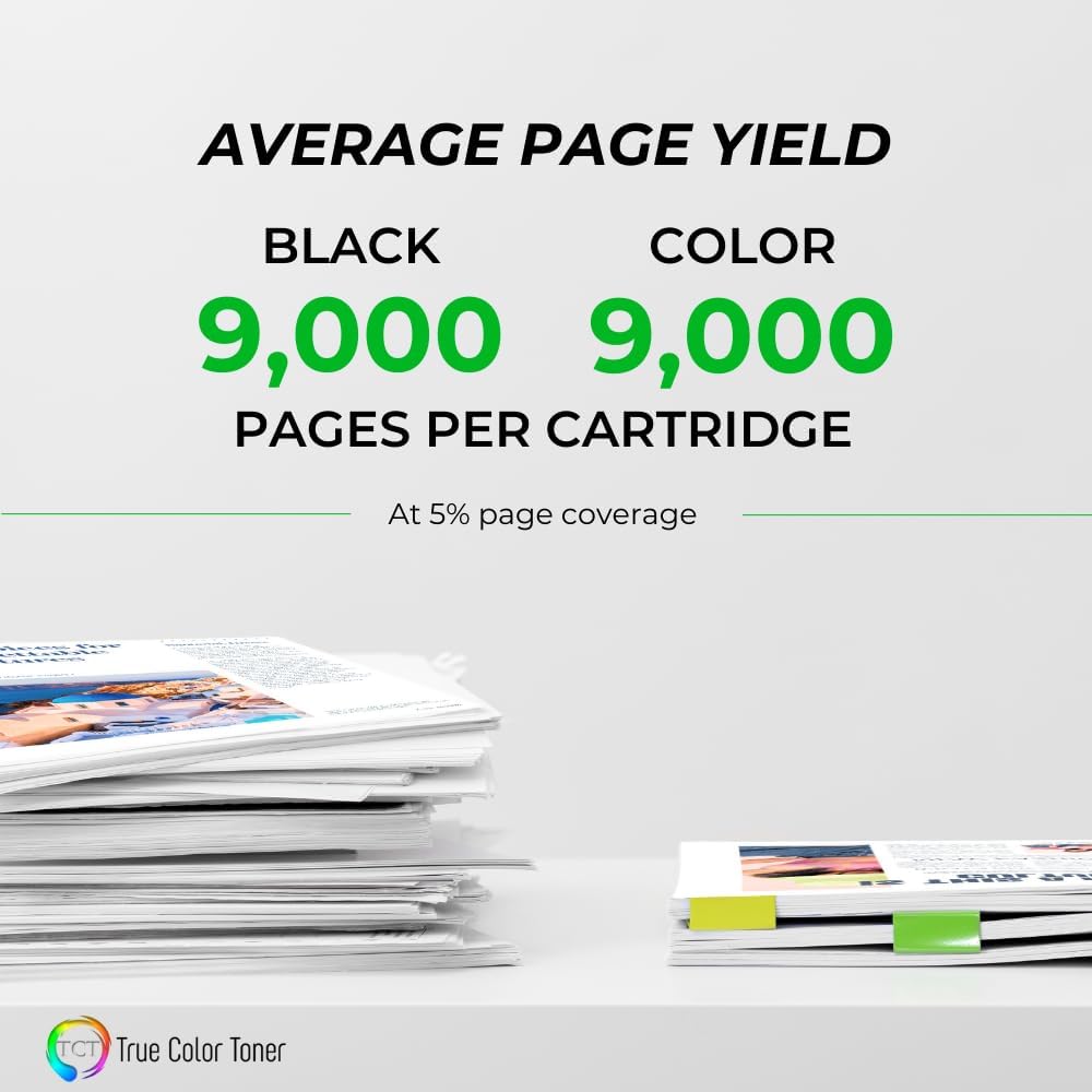 TCT TN439 Toner Cartridge 5 Pack - Compatible Replacement for Brother TN439 TN-439 Ultra High Yield Works with Brother HL-L8360CDW L8360CDWT MFC-L8900CDW L9570CDW Printers (B C M Y)