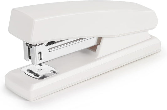 Tamaki Stapler, Office Stapler, Small Staplers for Desk, White