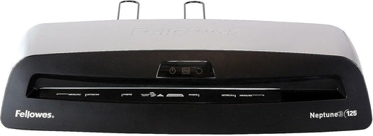 Fellowes Neptune 3 125 Laminator with 10 Pouches, 12.5 Inch (5721401), Silver, Black