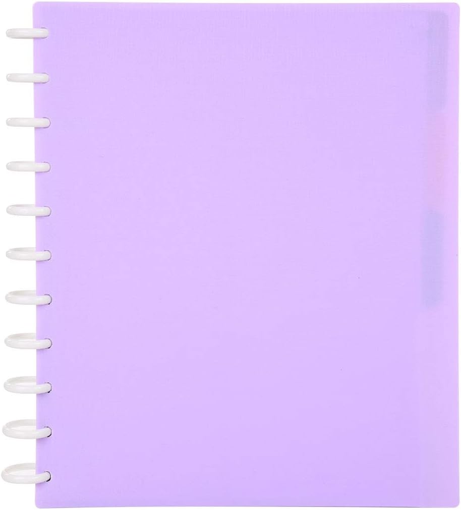 Talia Discbound Notebooks, Planner, Customizable, (Lavender, Letter (8.5in x 11in))