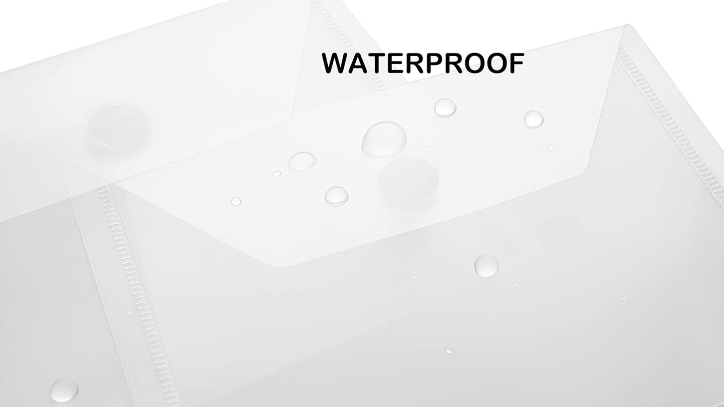 3x5 Plastic Envelopes Hook Loop Closure Coupon Receipt Storage Holder 80 Pack (80 pack)