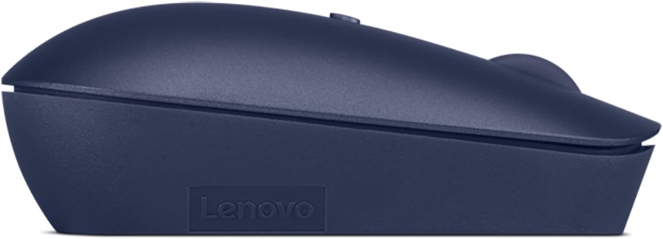 Lenovo 540 Wireless Computer Mouse for PC, Laptop, Computer with Windows or Chrome OS - 2.4 GHz USB-C Wireless Pairing Receiver - Compact Size - 18-Months Battery Life - Ambidextrous -Abyss Blue