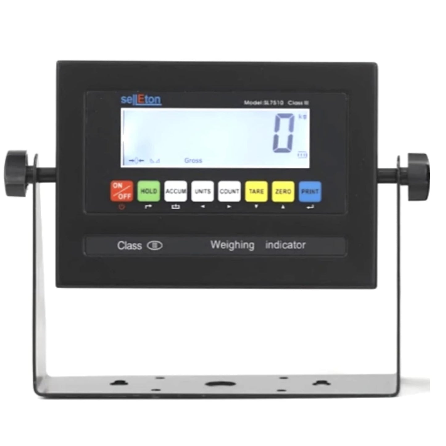 SellEton SL-5x8-2.5K Heavy-Duty, Industrial Floor Scale, Metal Indicator with Platform Scale (60" x 96", 2500 lbs x 0.5 lb)