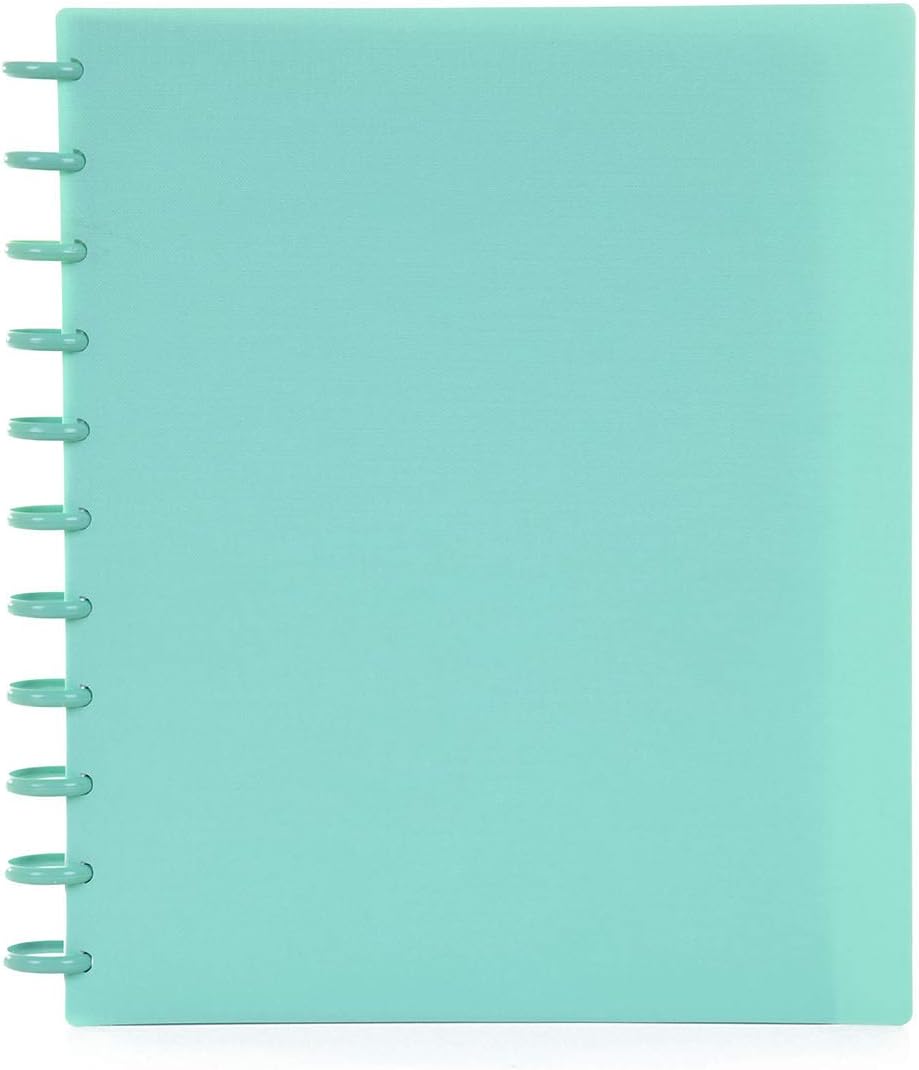 Talia Discbound Notebooks, Planner, Customizable, (Sage Green w/Sage Green Discs, Letter (8.5in x 11in))