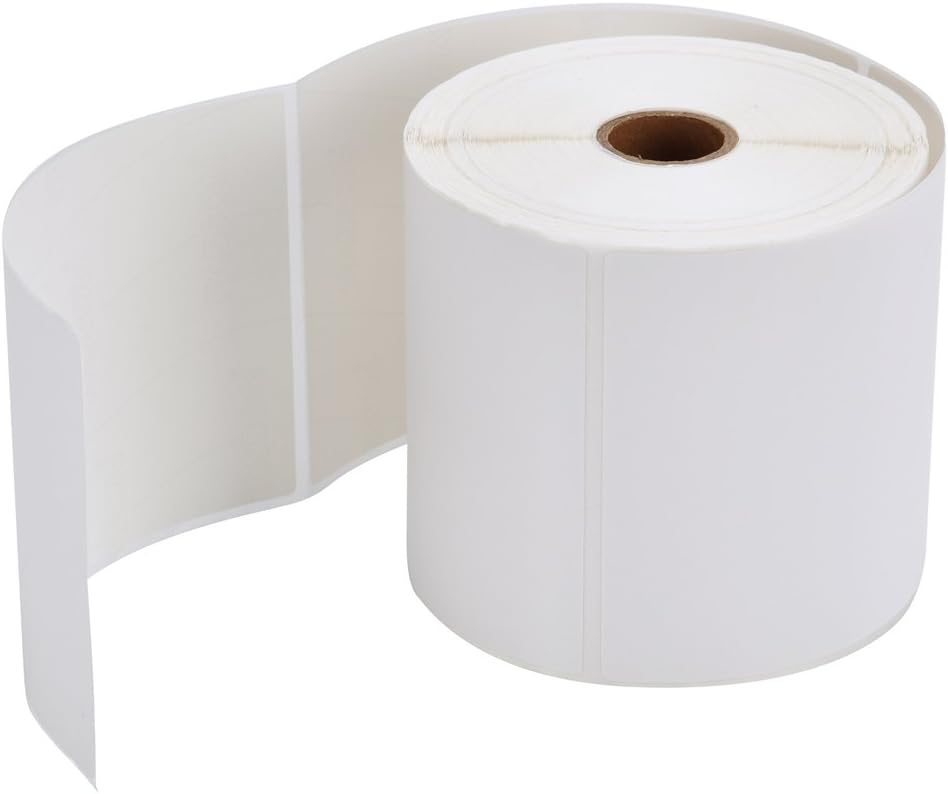 MFLABEL® 2 Rolls of 450 Labels 4x6 Direct Thermal Shipping Labels for Zebra 2844 ZP-450 ZP-500 ZP-505