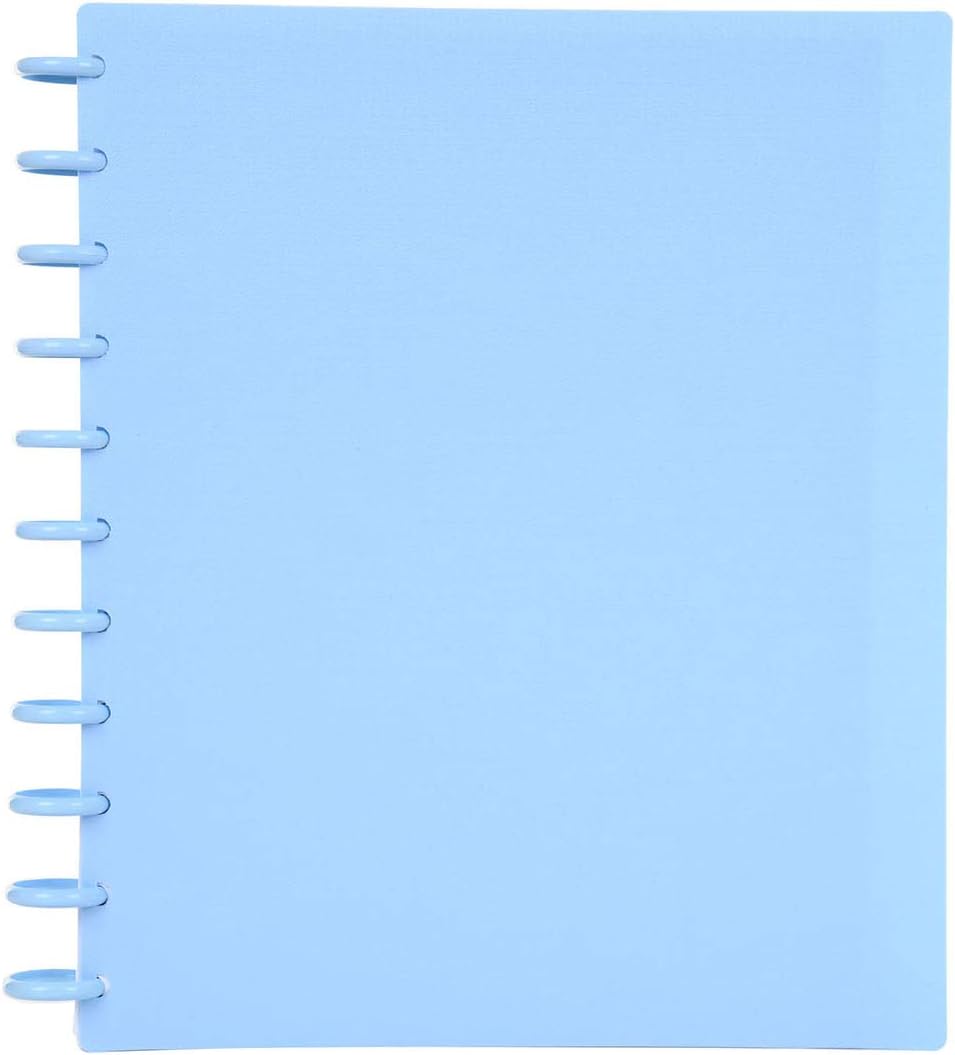 Talia Discbound Notebooks, Planner, Customizable, (Arctic Ice w/Arctic Ice Discs, Letter (8.5in x 11in))