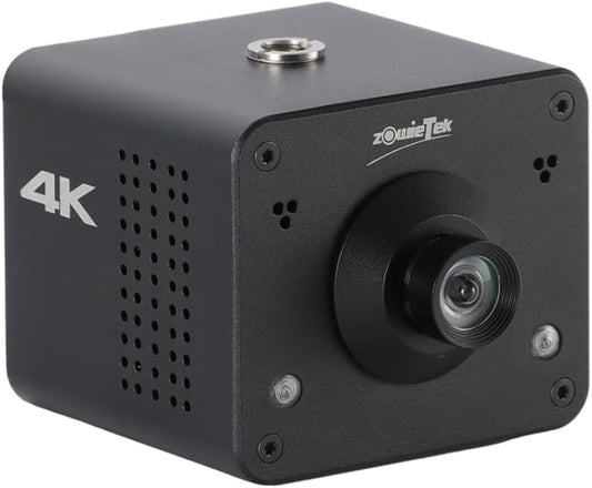 4K Native NDI HX3 POV Webcam Camera PoE, ZowieCAM, Simultaneously HDMI & SDI Output, RTSP/RTMP(s)/SRT, Standalone Live Streaming to YouTube/Twitch for Webcast, Meeting, Teaching & Gaming (M12)