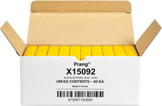 Prang Washable Glue Stick, Blue, 28 Oz., 60 Count