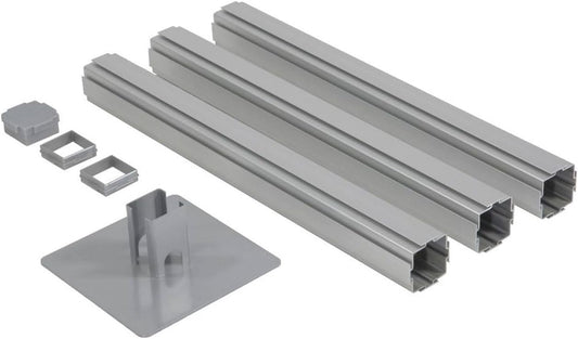 Versare Hush Panel Cubicle Kit | Workstation Partition Walls | Sound Dampening Cubicle Walls | Partitions for Desks