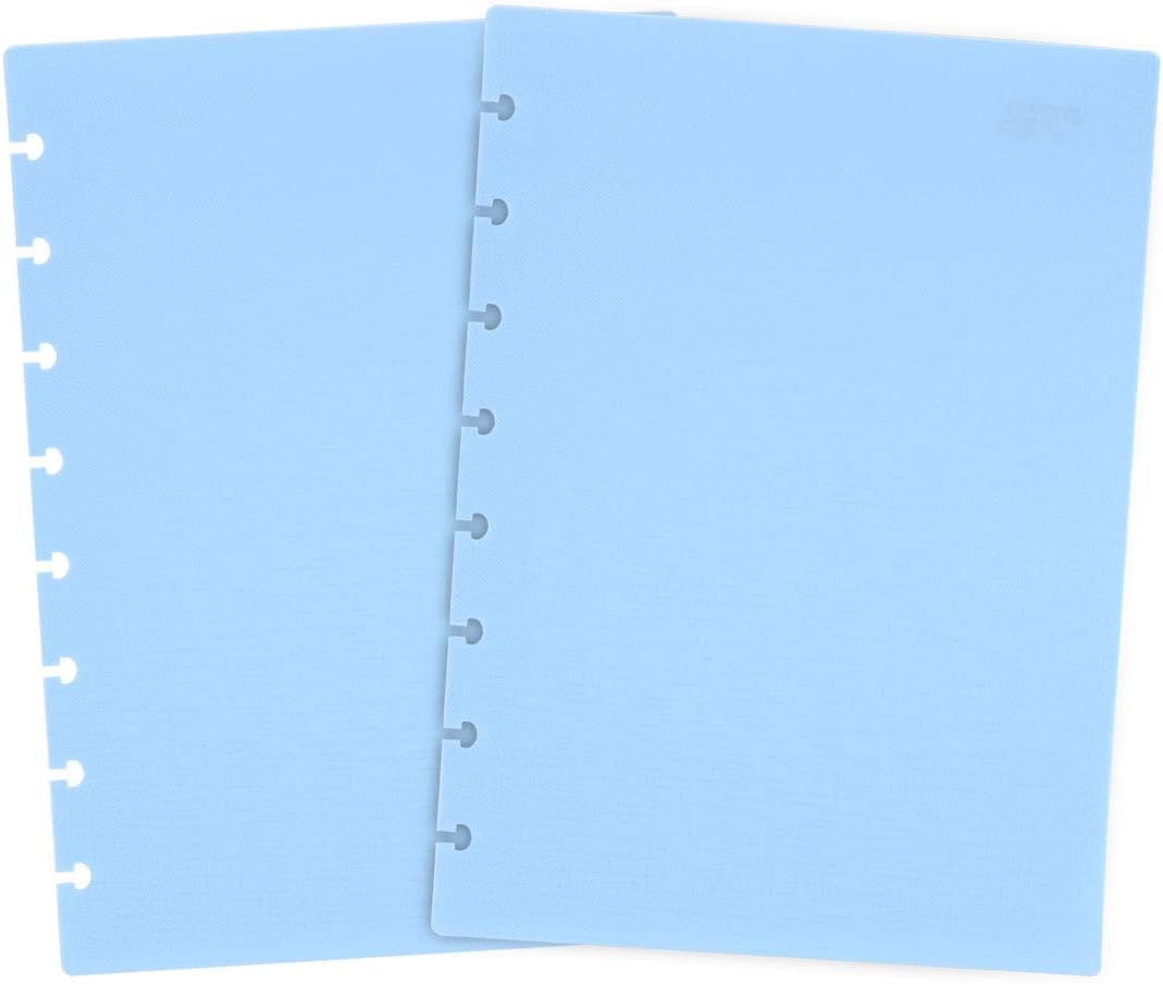 Talia Discbound Notebooks, Planner, Customizable, (Arctic Ice w/Arctic Ice Discs, Junior (5.5in x 8.5in))