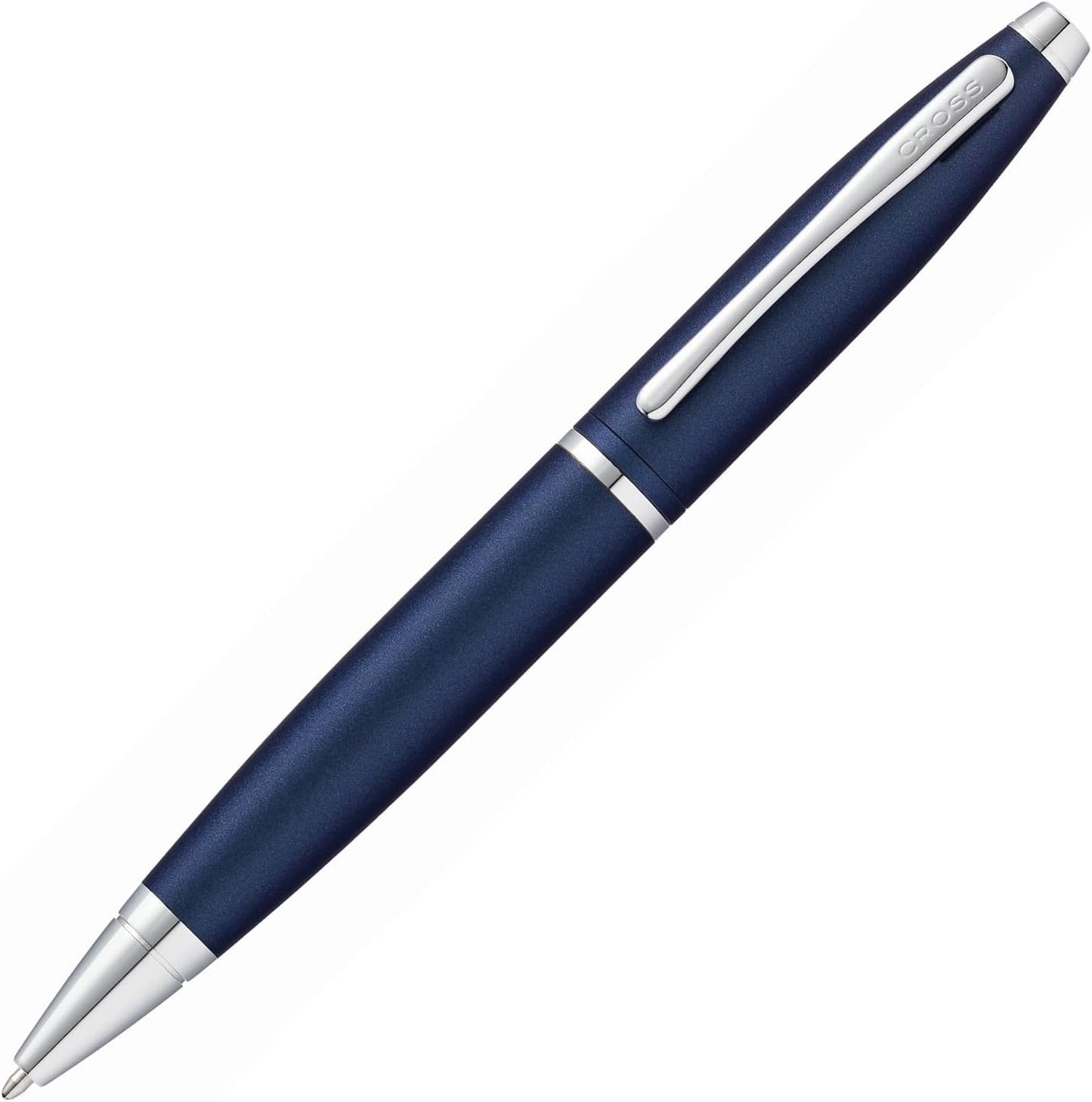 Cross Calais Refillable Ballpoint Pen Presented in a Luxury Gift Box - Medium Point, Black Ink, Matte Metallic Midnight Blue
