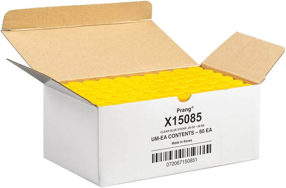 Prang Washable Glue Stick, Clear, 28 Oz., 60 Count