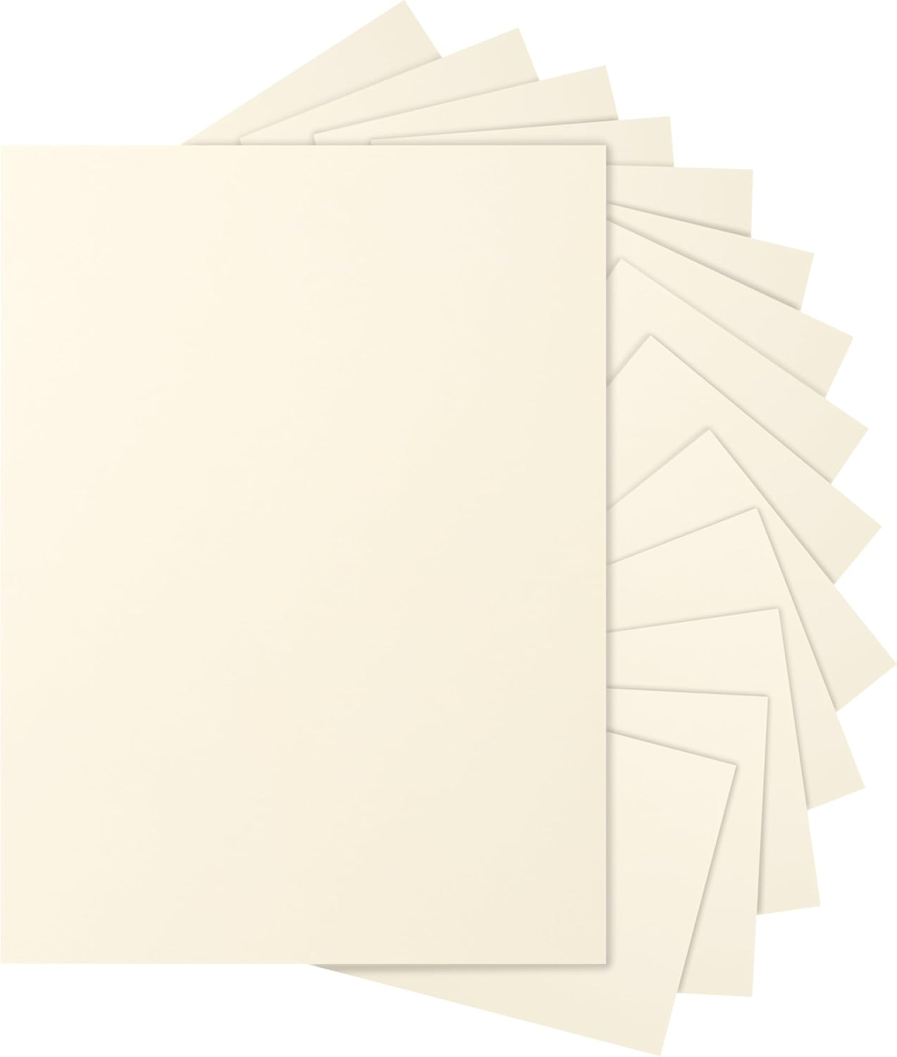 120 Sheets Cream Cardstock 8.5 x 11 Off White Paper, 92lb Ivory Card stock Printer Paper for DIY Cards, Menus, Business Cards, Certificates, Invitations
