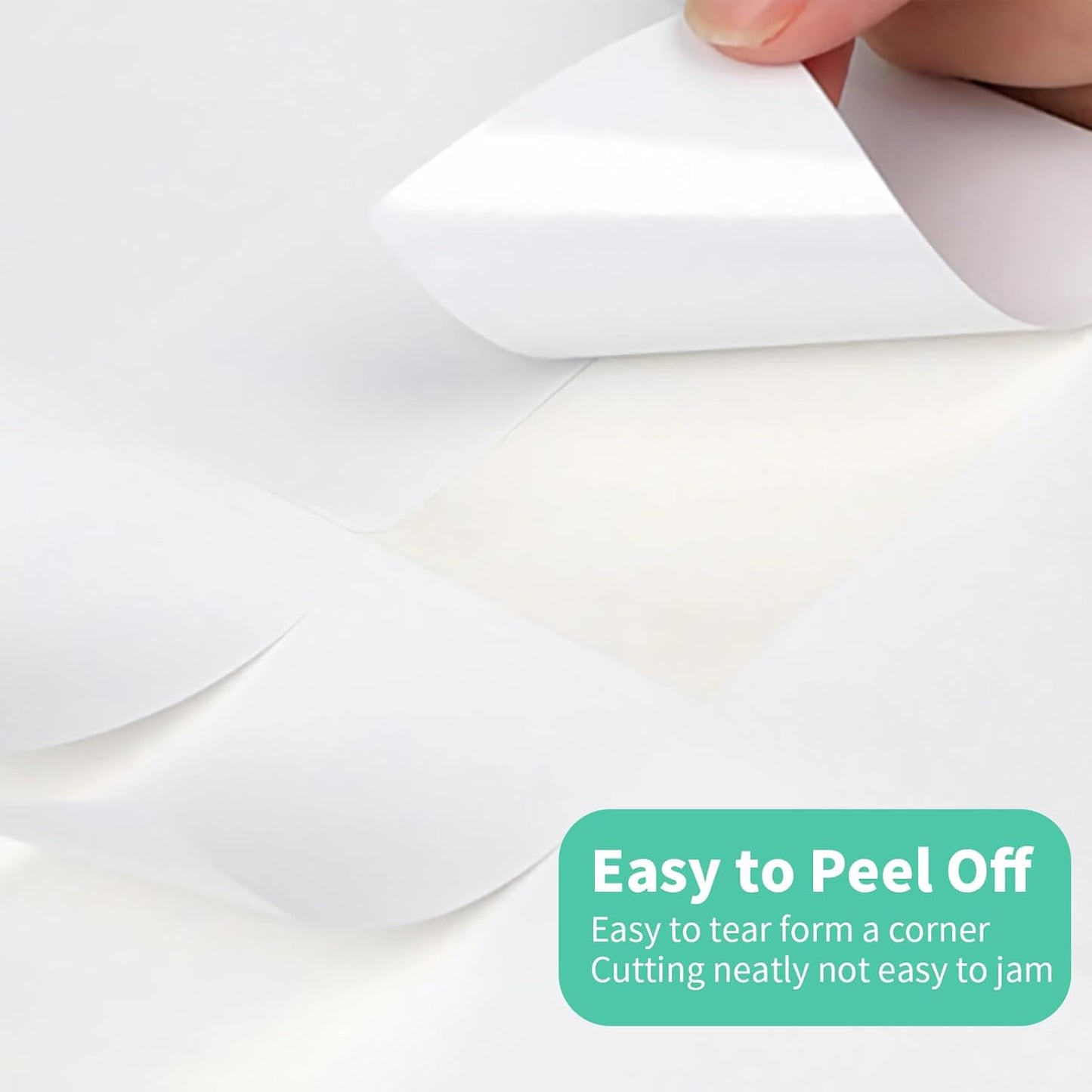 100 Sheets 10 up Labels Mailing Blank Labels, 2" x 4" Sticker Printer Paper for Laser/Inkjet Printer, Self Adhesive Customized Stickers