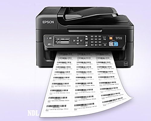 NextDayLabels - Laser/Ink Jet White Labels (2-5/8" x 1" - 30 Per Page | 7,500 Labels)