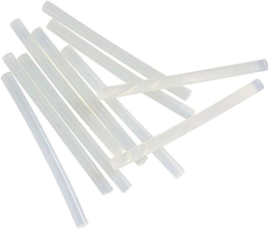 TRENDBOX Pack of 10 Clear 7mmx270mm - Hot Melt Glue Sticks Strips Melting Adhesive for Handmade Craft DIY Home Office Project Craftwork Fix & Repairs