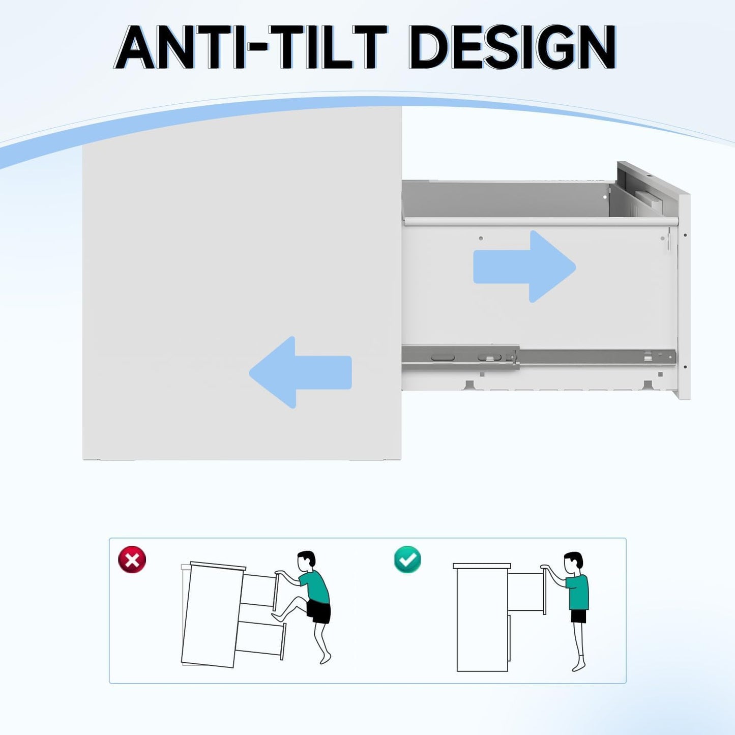 Lateral Filing Cabinet,4 Drawer File Cabinet with Lock,Office Lateral File Cabinets for Legal/Letter A4 Size,Require Assembly, White