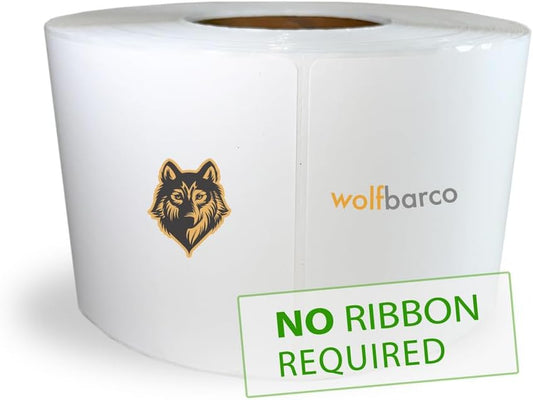 4" x 6" Direct Thermal Labels (4 Rolls, 4000 Labels) - 3'' Core, Perforations Between Labels - Zebra, Datamax, Godex, Sato, Intermec Compatible