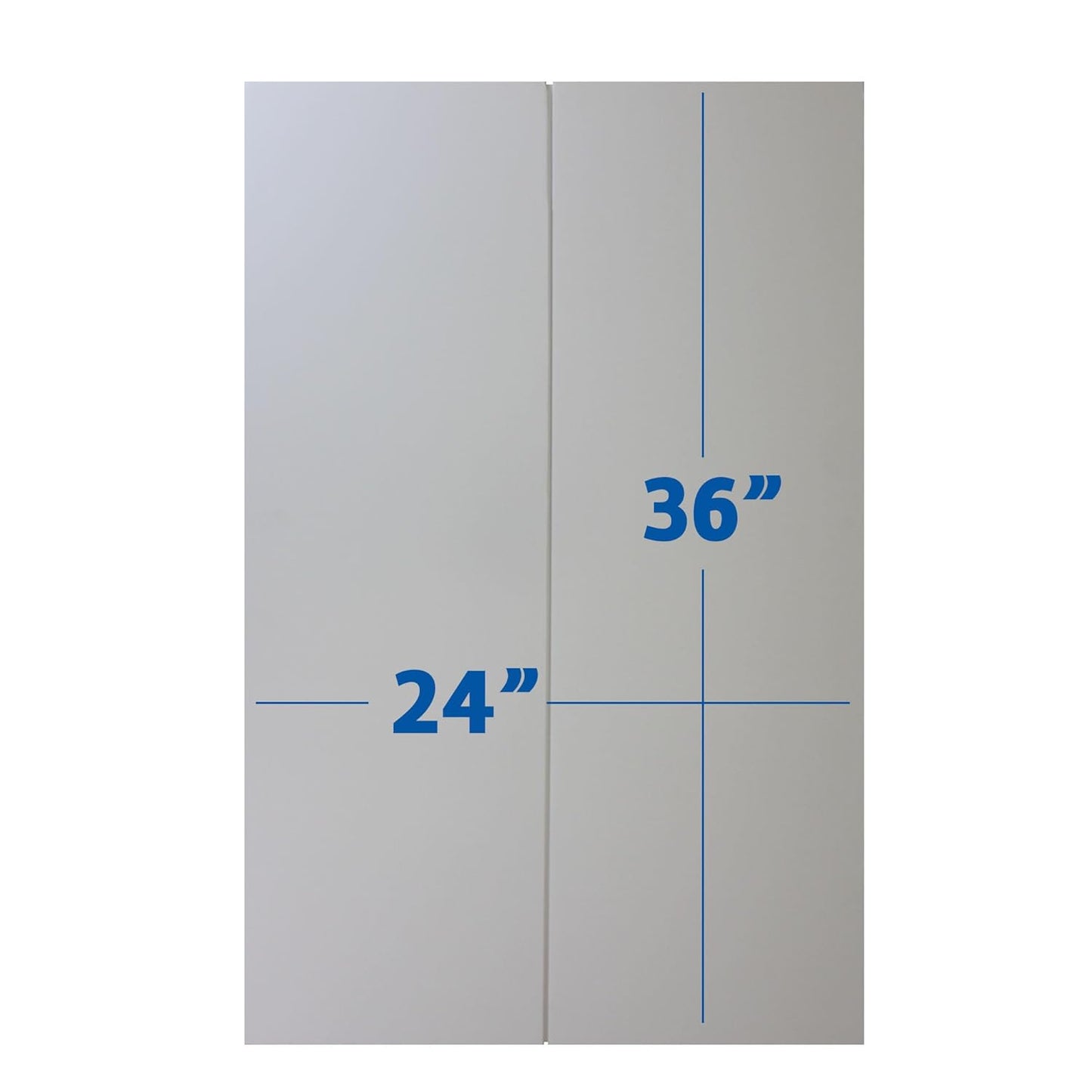 Flipside Products 36” x 48” Foam Project Boards for Presentations, Science Fair, School Projects, Event Displays and Trifold Picture Board - White - 3 Pack