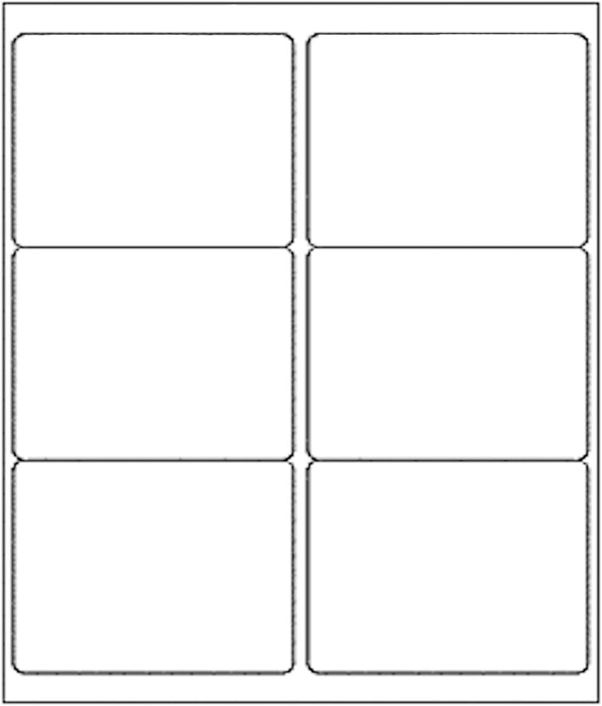 BESTEASY 3 1/3" x 4" Labels Shipping Labels for Laser Inkjet Printers, 6 Up Self Adhesive FBA Address Labels, White Matte Mailing Label Stickers (1000 Sheets, 6000 Labels)