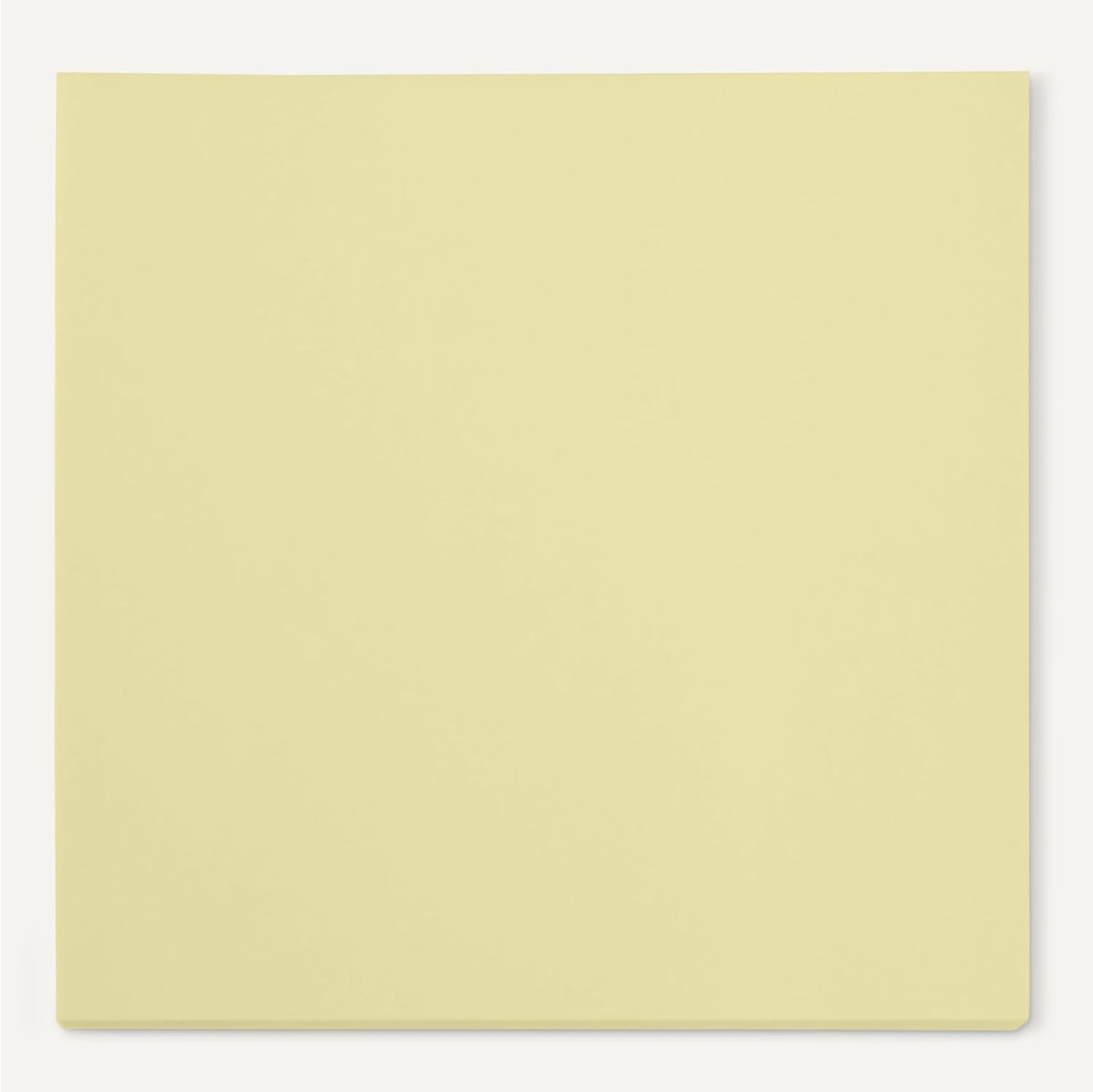Amazon Basics Square Sticky Notes, Self-Stick Pads, Pack of 18, 3 x 3 inches, Yellow