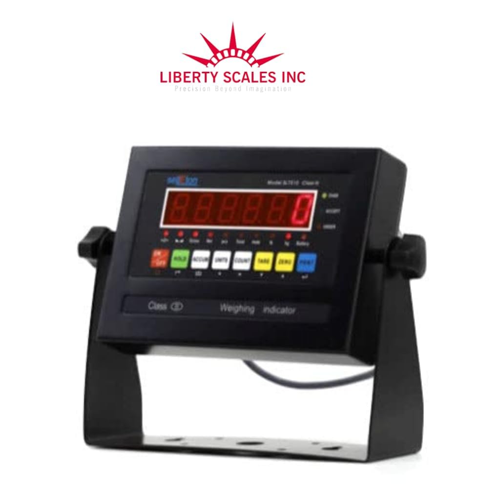 Liberty LS-800-3x3 NTEP Certified (Legal for Trade) Heavy Duty Industrial Floor Scale | 36" x 36" | Capacity of 1000 lbs x 0.2 lb Red