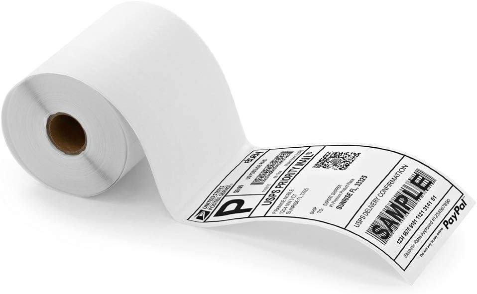 20 Rolls 1744907 Compatible 4XL Internet Postage Shipping Labels, 4" x 6" 4XL Labels, 220 Labels per Roll