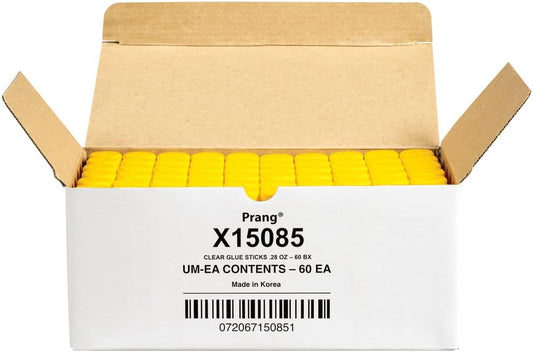 Prang Washable Glue Stick, Clear, 28 Oz., 60 Count