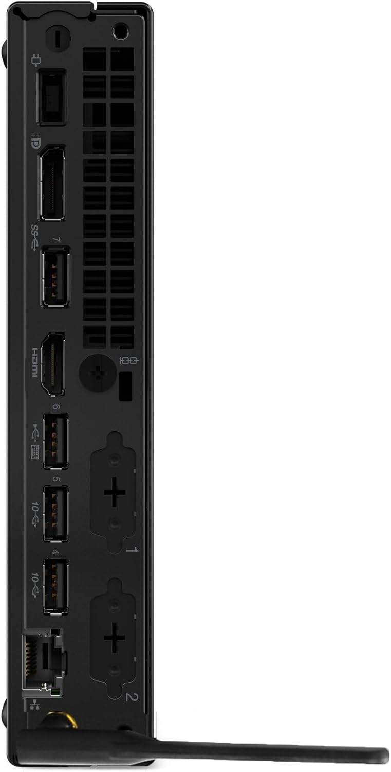 Lenovo ThinkCentre M70q Gen 5 Tiny 1L Mini Business Desktop Computer, 14th Gen Intel 10-Core i5-14400T (Beat i7-13700T), 32GB DDR5 RAM, 1TB PCIe SSD, WiFi 6, HDMI, DP Port, Windows 11 Pro, AZ-XUT